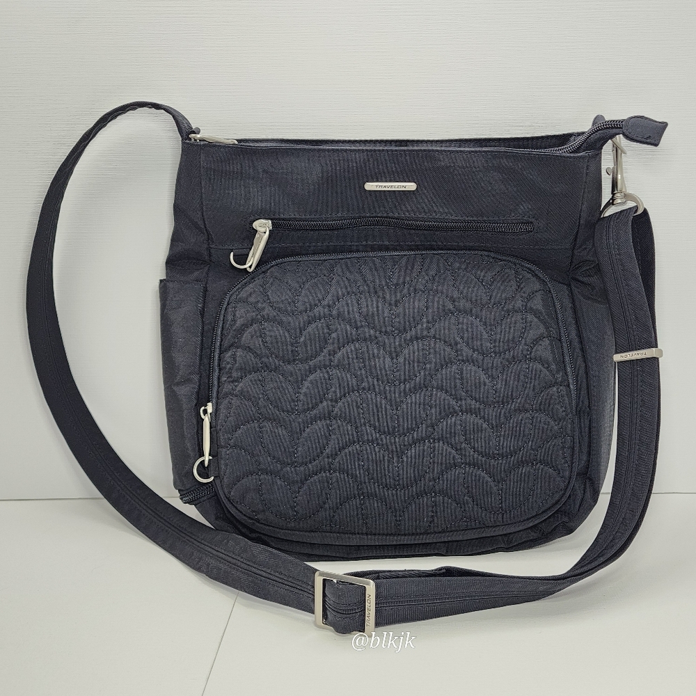 Travelon Anti-theft Exclusive Edition RFID Travel Bag *Dark Gray* NWOT
